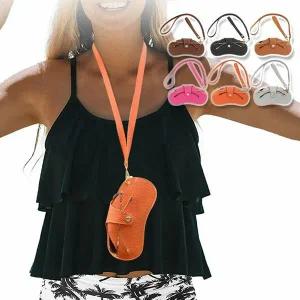 메이커 키즈 6종 가죽 선글라스 안경 휴대용 스트랩케이스 205456