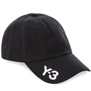 [요지야마모토] Y-3 로고패치 러버 벨크로스트랩 베이스볼 캡 (블랙)GK3127