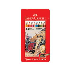파버카스텔 일반색연필 12색 철제케이스 유성색연필