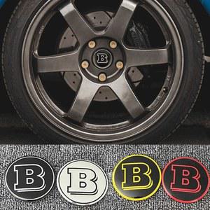 56MM 75MM 센터 BRABUS 자동차 CLA W206 스티커 AMG MAYBACH 허브 W203 GLC GLK 액세서리 W204 W108 W205
