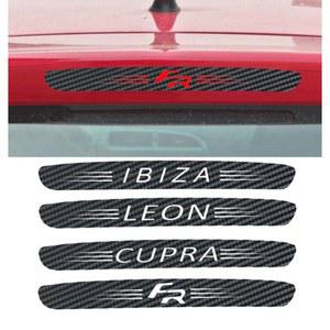 높은 장착 중지 램프의 1PC 탄소 섬유 자동차 스티커 좌석 CUPRA LEON IBIZA 자동차 액세서리에 대 한 높은 브레이크 조명