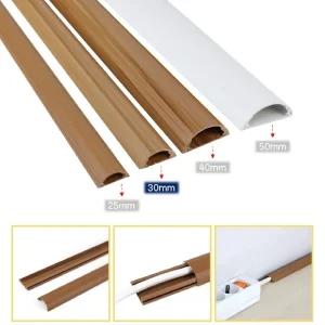 타원형 몰딩(30mm) 1M 2p 덮개분리 배선정리/다용도/몰딩/전선/선정리/덮개/커버/정리/가리개/전선정리