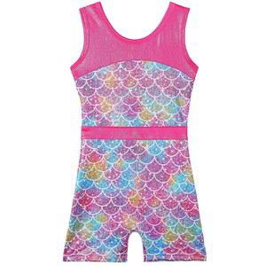 여아 연습복 유니타드 텀블링 바이케타드 반바지 원피스용 TFJH E 체조 레오타드