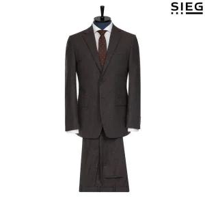 [롯데백화점]지이크 [단독특가] 25FW 프리미엄 캐시미어 울스판 브라운 정장세트 PFJP2070BRDN