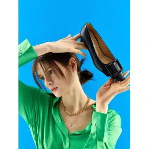 [마지막수량]나인웨스트 양가죽 벨르 스퀘어 펌프스(5cm) (7color) NW040 734339