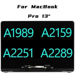 맥북 프로 레티나 LCD 디스플레이, 노트북 화면 어셈블리 교체, A1989, A2159, A2251, A2289, 13 인치 2018