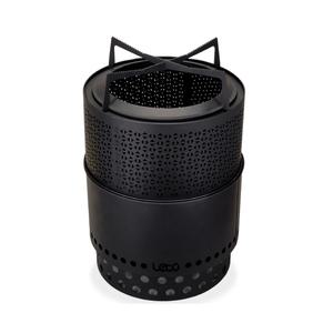 레토 이중연소 캠핑 화로대 대형 원통 불멍 바베큐