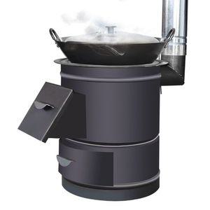 대형 농막 소각로 드럼통 농촌 야외 뚜껑 쓰레기 화목 화로