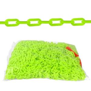 칼라콘 체인 연결줄 안전줄 차단줄 가이드 50m 형광/표시 금지 펜스 진입 교통 통로 가이드라인 외부 안내