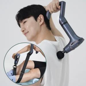 로로스키니 전동 무선 미니 핸디형 마사지건 초경량 휴대용 온열 진동 벨트 마사지 호환