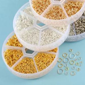 (코어무역) 다용도 DIY 악세서리 키링 부자재 비즈 팔찌 연결 고리 데코덴 작업 일반오링