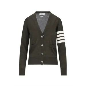 톰브라운 여성 브이넥 가디건 FKC334A Y1014 322