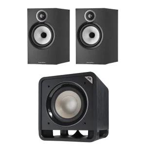 B&W 606 S3 북쉘프 스피커 + 폴크오디오 HTS10 서브우퍼 2.1채널