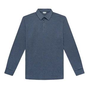 [롯데백화점]카브리니 파크랜드(오스틴리드) 블루 카라넥 기모티셔츠 ATL24901