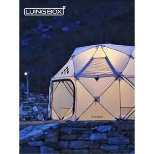 루잉박스 원터치 대형 감성 돔쉘터 면접속개대왕회색 빙어 이글루 캠핑 빠른설치 텐트 팝업
