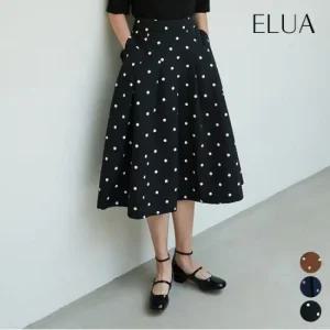 [최초가59 900원][바이브리짓] 도트 스커트 3종택1