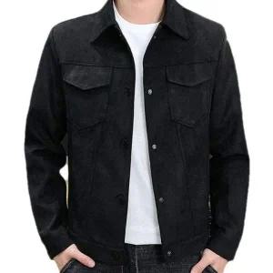 [골드스마일]벨벳자켓 남자 트러커 스웨이드 라이더점퍼 후드집업올데이