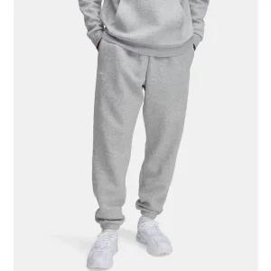 [언더아머](의정부점)1373882 013 그레이 UA 아이콘 플리스 기모 바지 기모 면 트레이닝바지