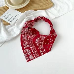 반다나 손수건 스카프 머리띠 헤어밴드 터번 밴드 꽃 팔찌 헤어 머리 끈