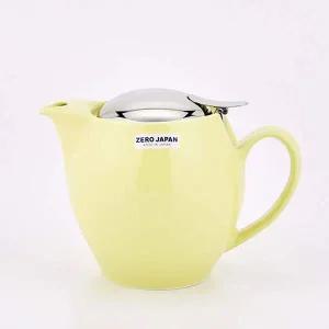 일본 도자기 라운드티팟 3인용 580ml 무광블랙