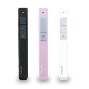 무선 프리젠터 레이저포인터 슬림형 PPT 리모컨 발표용 강의용 AAA건전지형