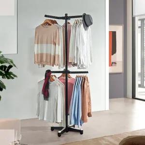 [람스]국산 멀티행거 360도 회전 스탠드 옷걸이