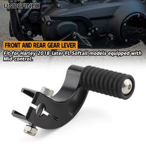 전방 후방 기어 레버  시프터 힐 시프트 페그 할리 소프테일 표준 FL 로우 라이더 S 팻 보이 브레이크아웃
