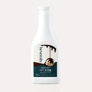 세미 베버시티 매직 초코쉘 소스 450g /스트라치아텔라 초코쉘 코팅 다크 초코 시럽