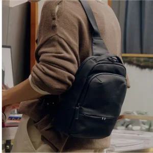 갤러리아 [헤지스ACC] HJBA5F402BK 코듀라 나일론 슬링백