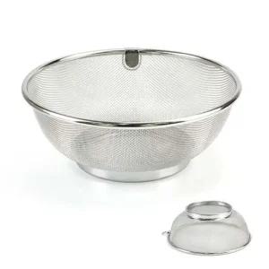 업소용 스텐 채반 소쿠리(8호) 채반 원형채반 스텐채반 소쿠리 스텐망 체반 채망