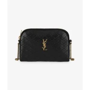 생로랑 SAINT LAURENT 미니 모노그램 가비 크로스백 블랙 골드 7336671EL071000 3958