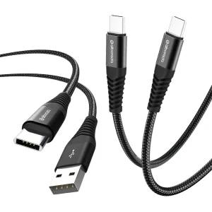 1+1 고속충전케이블 C타입 2M 1개 + CtoC 2M 1개