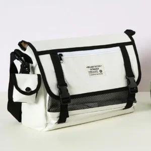 [라일리] Rly 메신저백 캐주얼 데일리 보조 학생 가방 아이보리  42083750)