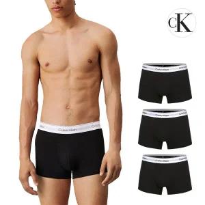 [Calvin Klein Underwear]캘빈클라인 CK 언더웨어 아이콘 코튼 스트레치 남자 드로즈 속옷 3팩 세트 NB4...
