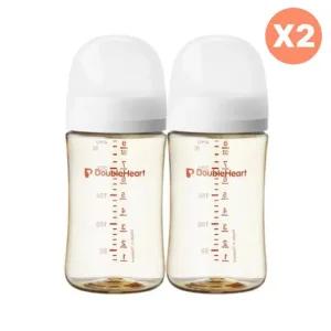 더블하트 아기 젖병 편한 수유 240ml 4개 젖꼭지L 4개