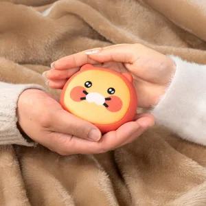 카카오프렌즈 페이스 양면 손난로 보조배터리 5000 핑크 춘식이