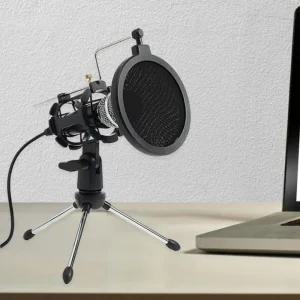 홈스튜디오 음소거 PC 스탠드 마이크방송 유튜버장비 개인 유선 방송용 튜브