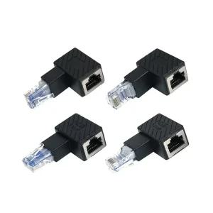 LAN 랜선 연장 젠더 4개입 네트워크 케이블 RJ45 커플러연결 방수