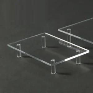 아크릴 상품진열대 사각 소품테이블 소형 전시대 받침대 매장디스플레이 엽서 액자 책상정리 주얼리 미니