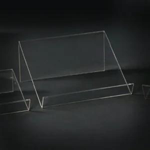 아크릴 상품진열대 경사 중형소품 전시대 받침대 투명선반 촬영 거치대