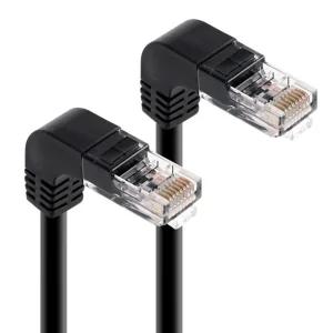 CAT6 아래쪽 꺾임 랜 선 10M UTP 케이블 꺽임 ㄱ자형 랜선 인터넷연결 노트북 LAN 렌케이블