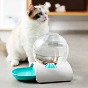 힐링타임 버블 자동급수기 (민트) NH-397애견물통 식수기 물그릇 반려용품 애완동물 강아지