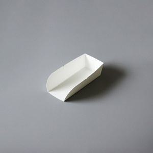 {소량} 접착형 SKY 핫도그홀더 소 무지흰색 100개