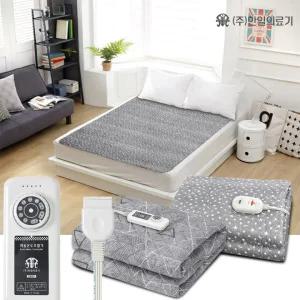 한일의료기 국내산 프리미엄 전기요 소 중 대 8단계 캠핑 차박 절전형 혼박 혼숙 전기 매트 난방매트 장판