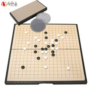 접이식 자석 바둑 바둑판 세트 휴대용 보드 게임 놀이