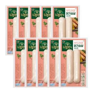 [CJ제일제당] 더건강한 닭가슴살 소시지 120g X 10개