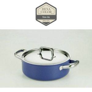 [갤러리아] [finn ilo] 핀일로 헥사 칼라스텐 통5중 22cm 전골냄비+스텐뚜껑(4color)