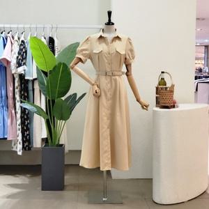 [대구백화점] [4CUS]카라넥 벨티드 A라인 롱원피스(FM3D9OP5444)