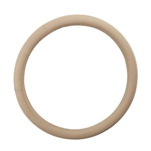 벤딕트 자동차 핸들커버 숨쉬는 타공 원형 튜닝 원형 코튼베이지