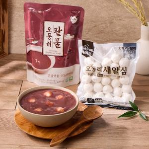 한마당 전통공법 국내산 동지 새알 팥죽 680g 1인분 (팥물 상온보관)